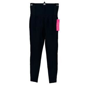 Lilly Pulizter Women's Black Mia High Rise Leggings Size XXS NEW
